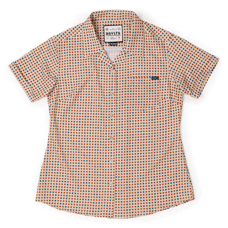 RSVLTS Bye Bye American Pie KUNUFLEX Short Sleeve Shirt in Multicolor — detail 2