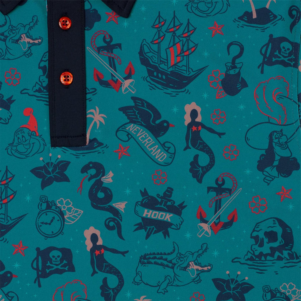 RSVLTS Hook’d It All-Day Polo in Blue — detail 7