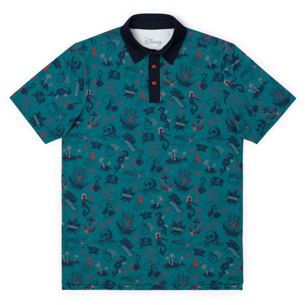 RSVLTS Hook’d It All-Day Polo in Blue — front view