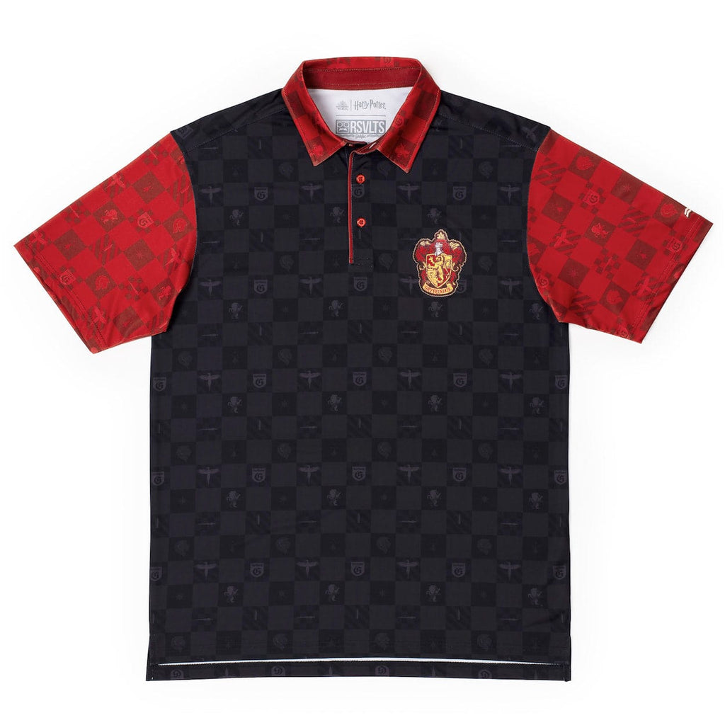 RSVLTS Gryffindor All-Day Polo in Red — front view