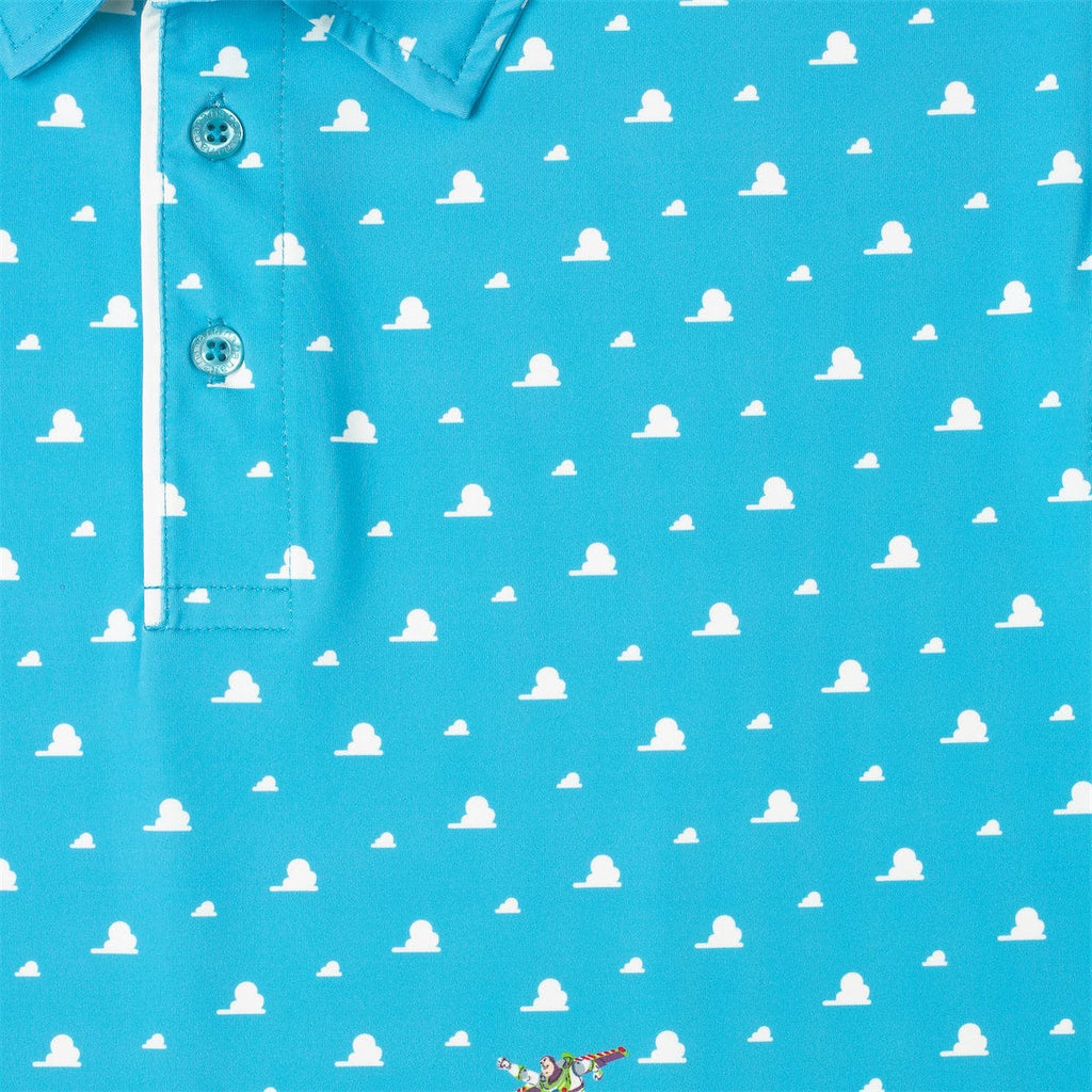 RSVLTS Falling with Style All-Day Polo in Blue — detail 3