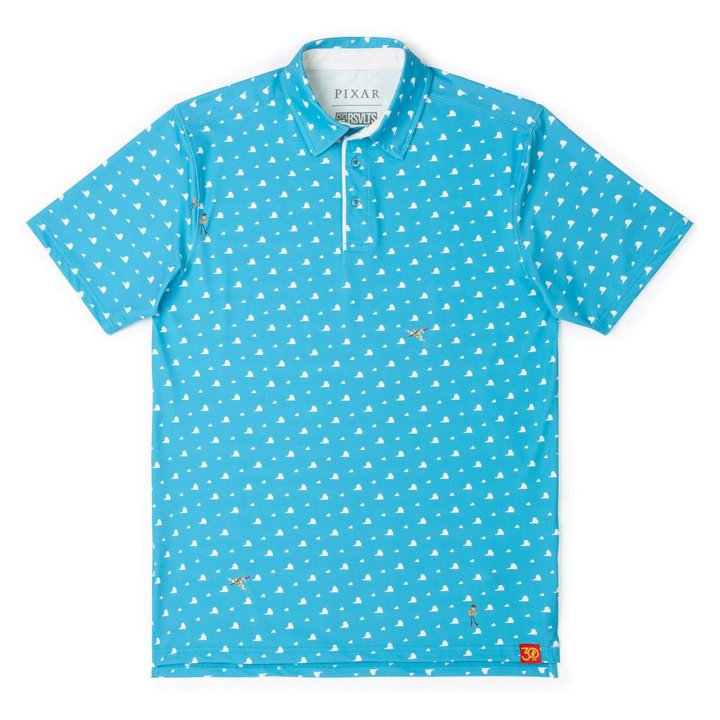RSVLTS Falling with Style All-Day Polo in Blue — front view