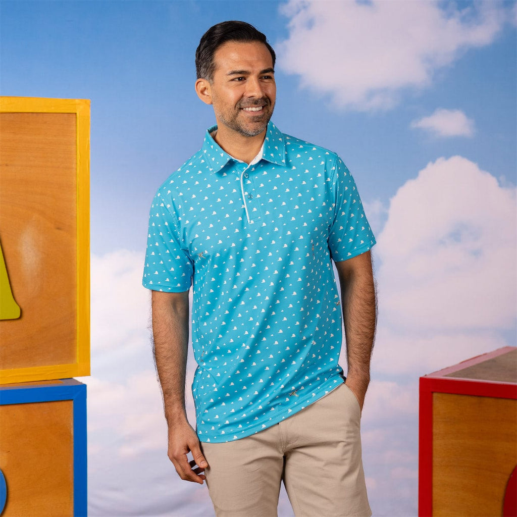 RSVLTS Falling with Style All-Day Polo in Blue — detail 2