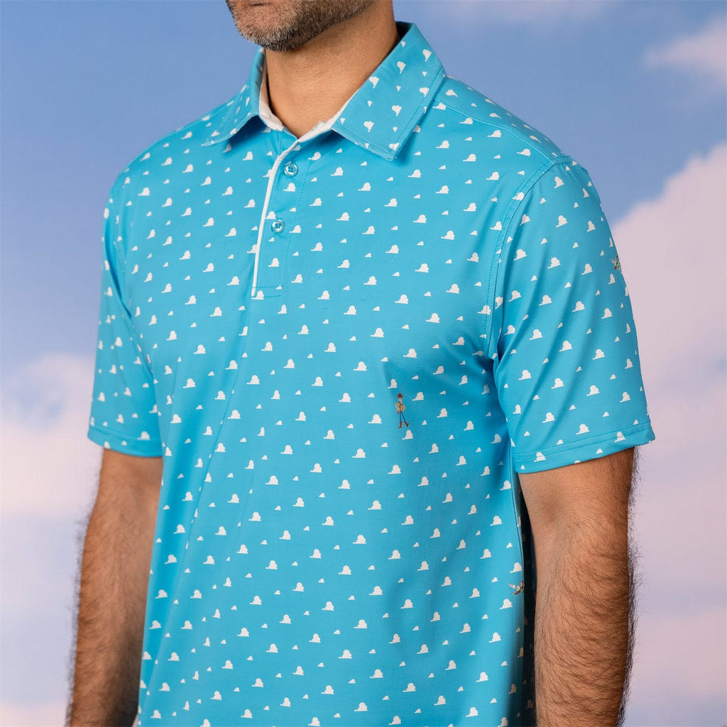 RSVLTS Falling with Style All-Day Polo in Blue — detail 4