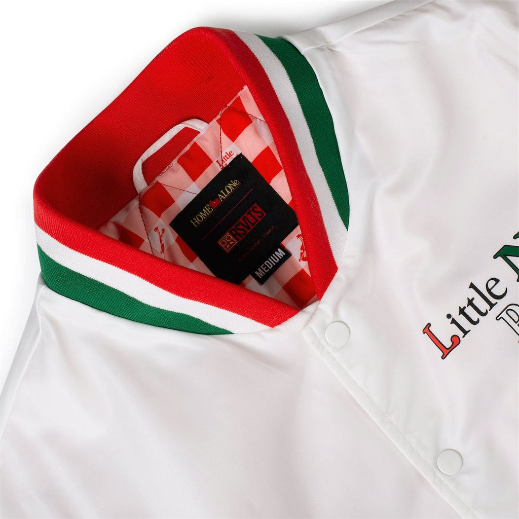 RSVLTS Little Nero’s Pizza Coach Jacket in White — detail 6