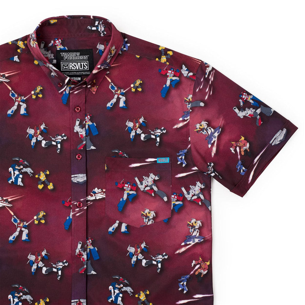 RSVLTS Heavy Metal War KUNUFLEX Short Sleeve Shirt — detail 6