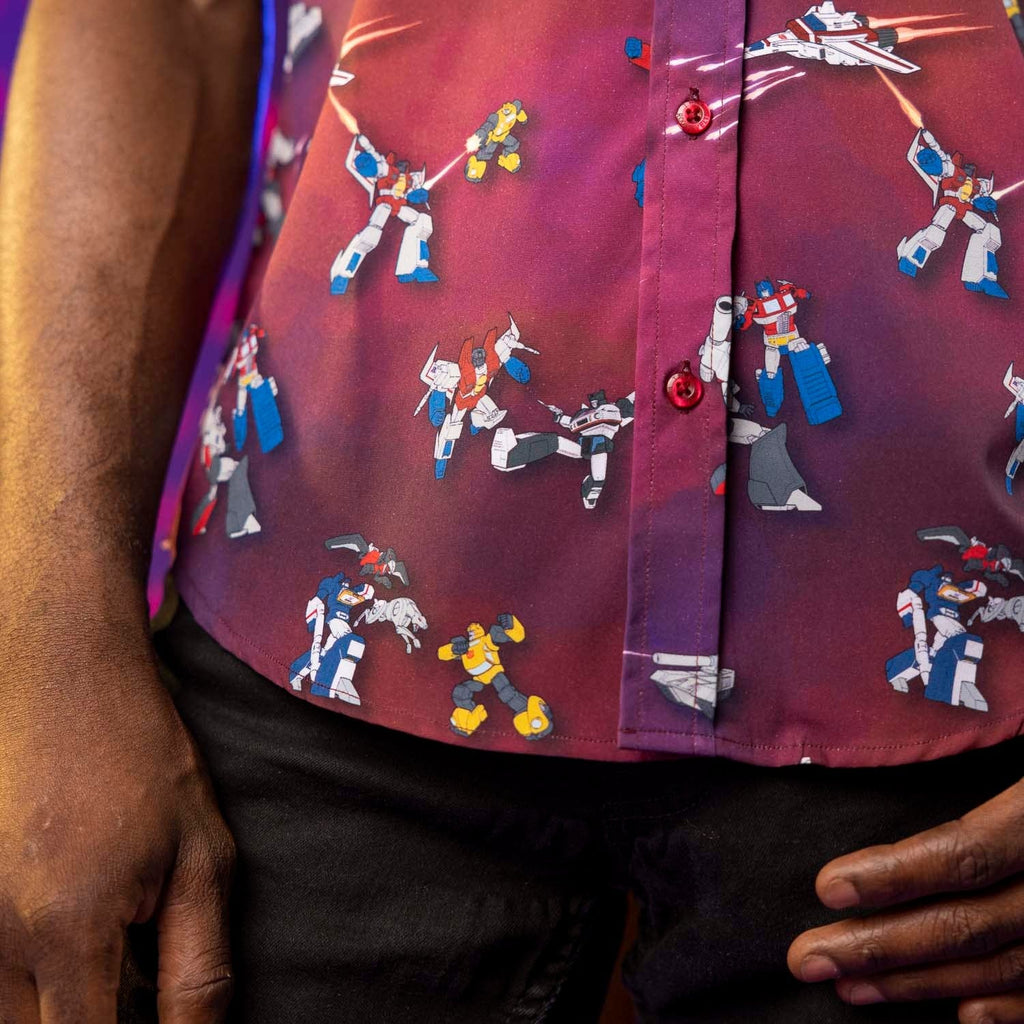 RSVLTS Heavy Metal War KUNUFLEX Short Sleeve Shirt — detail 7