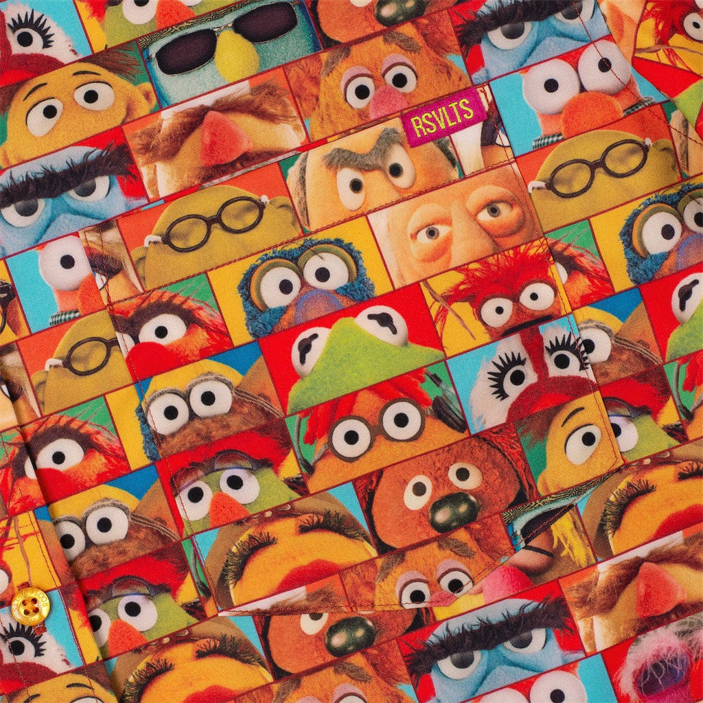 RSVLTS Muppet Vision KUNUFLEX Short Sleeve Shirt in Multicolor — detail 5