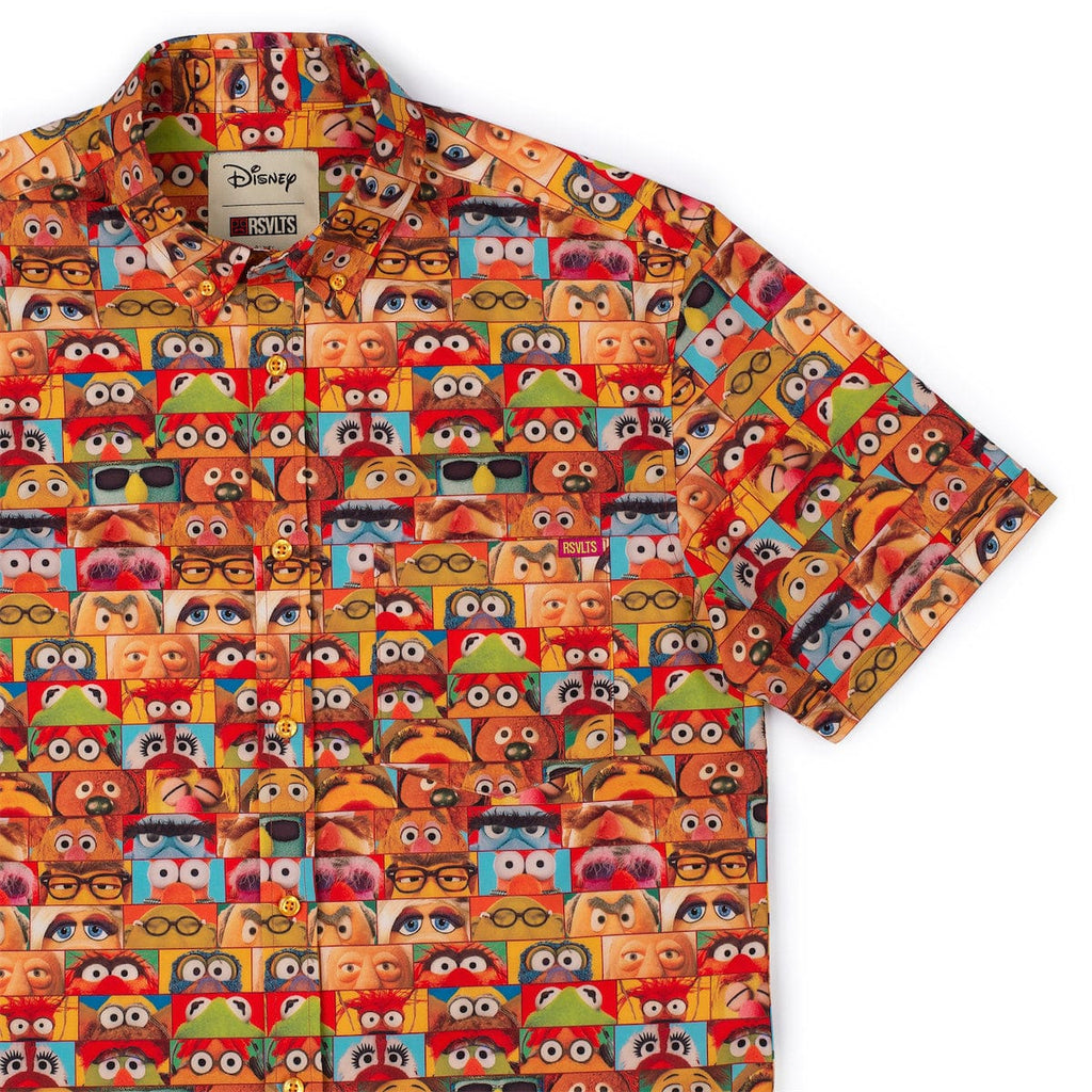 RSVLTS Muppet Vision KUNUFLEX Short Sleeve Shirt in Multicolor — front view