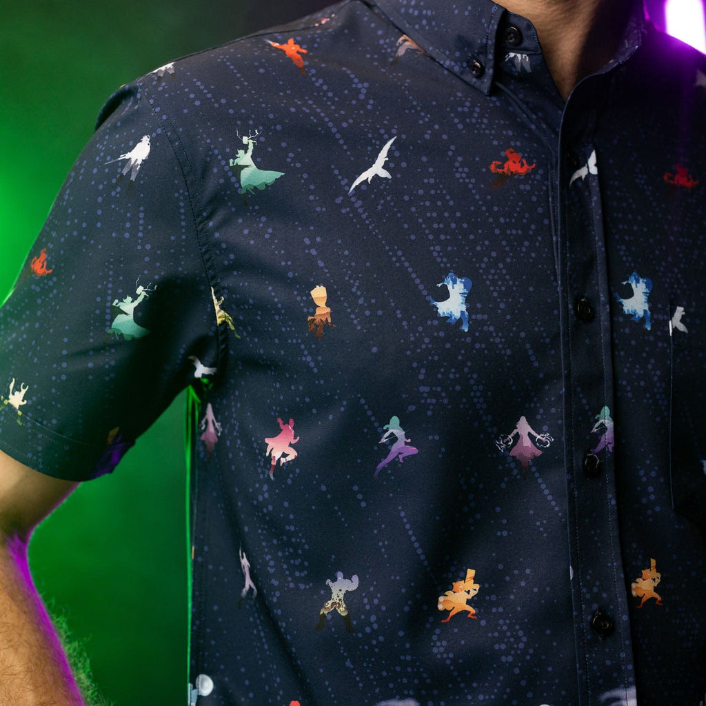 RSVLTS Roll Call KUNUFLEX Short Sleeve Shirt in Blue — detail 4