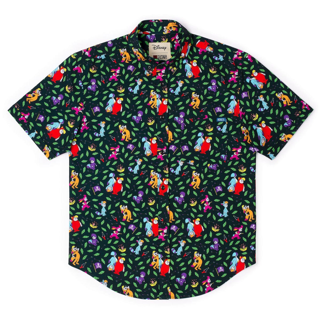 RSVLTS Never Grow Up KUNUFLEX Short Sleeve Shirt — detail 9