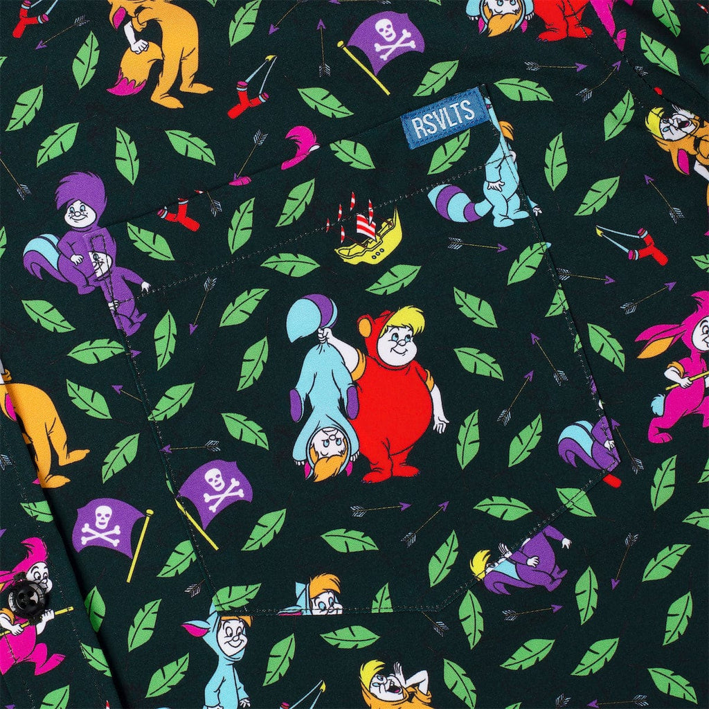 RSVLTS Never Grow Up KUNUFLEX Short Sleeve Shirt — detail 7