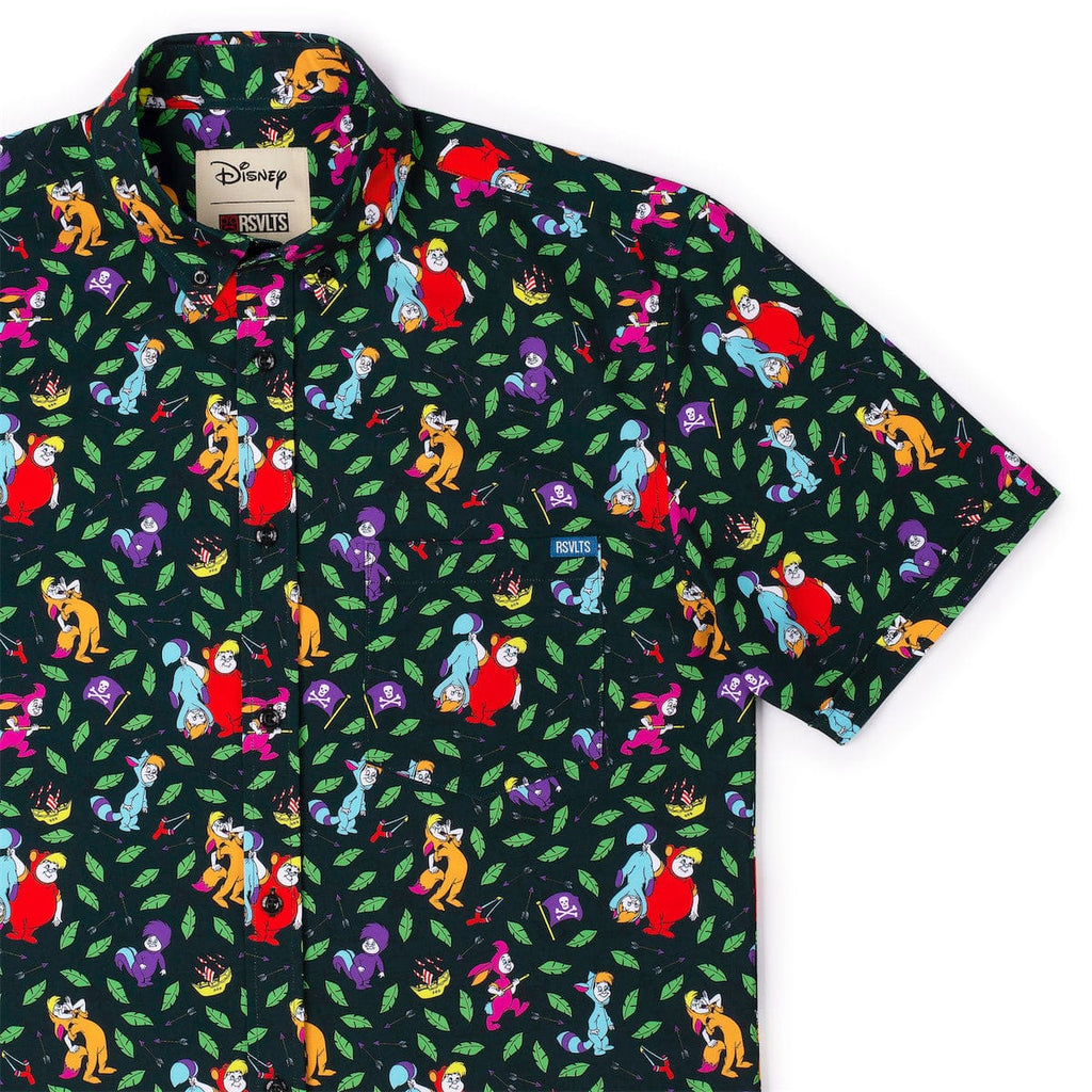 RSVLTS Never Grow Up KUNUFLEX Short Sleeve Shirt — front view