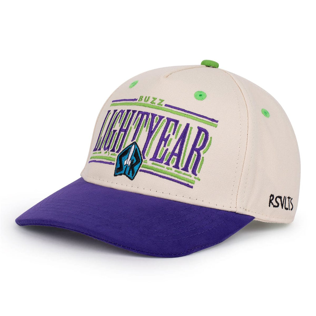 RSVLTS Space Ranger 5-Panel Hat in Purple — front view