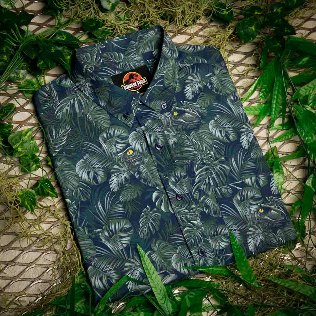 RSVLTS Clever Girl KUNUFLEX Short Sleeve Shirt in Green — detail 9