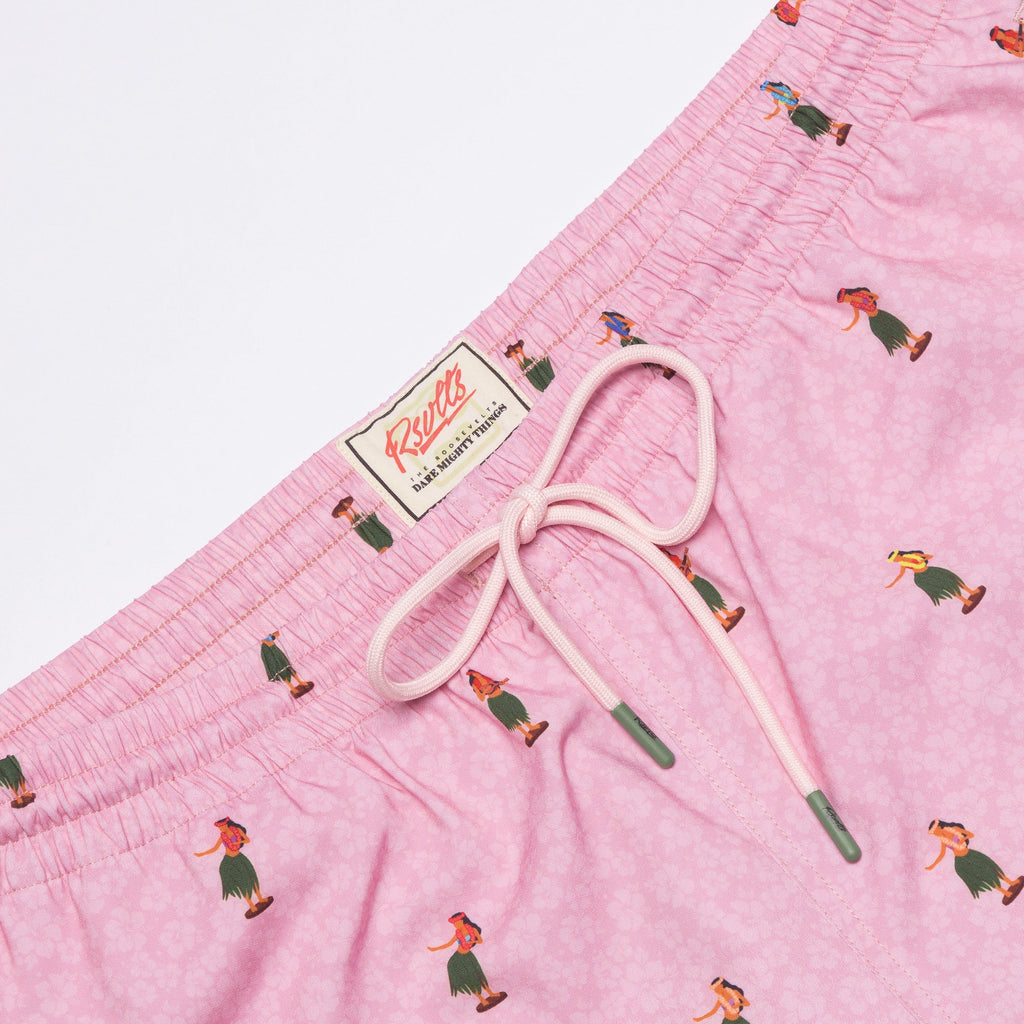 RSVLTS Dashboard Dancin’ Hybrid Shorts in Red — detail 2