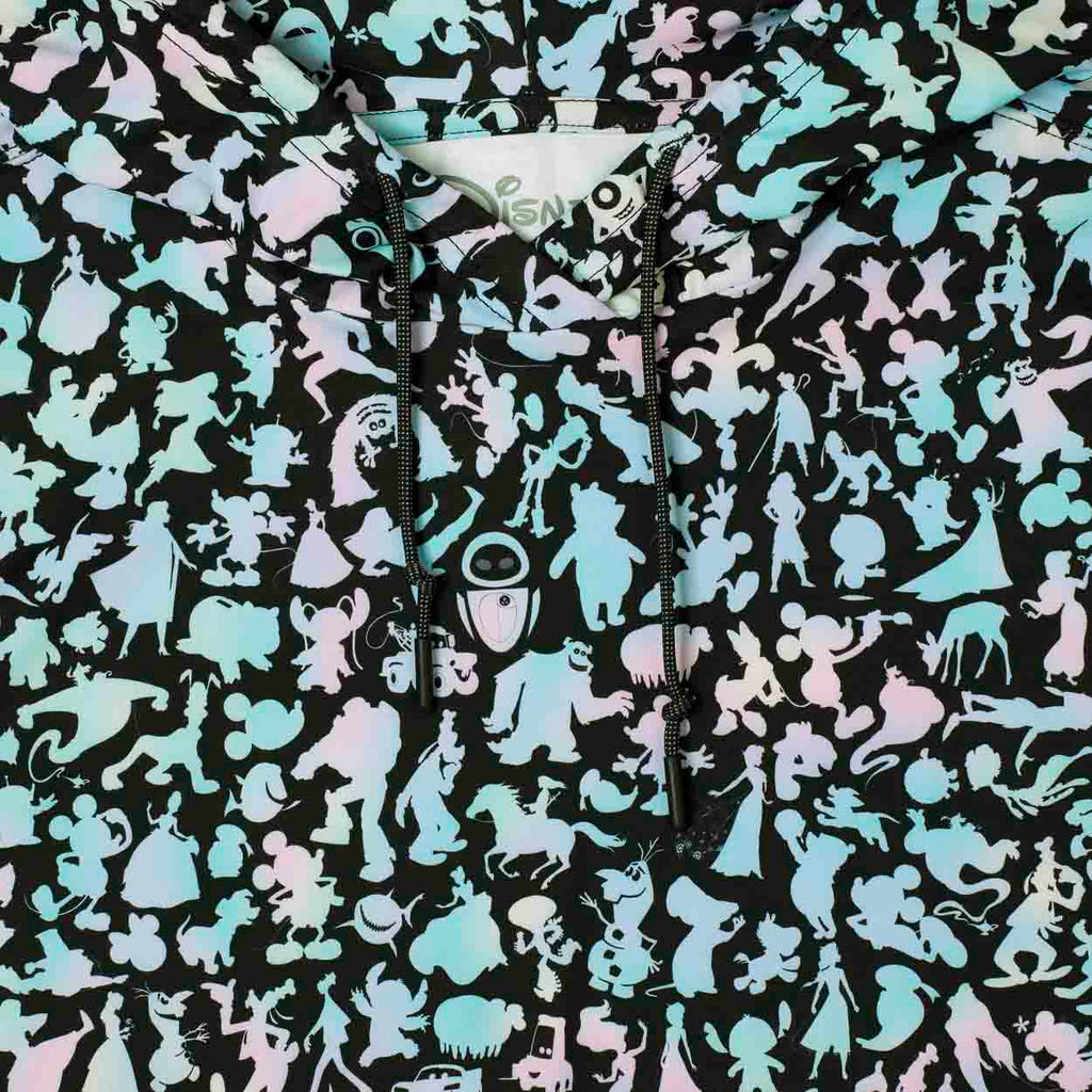 RSVLTS Pastel Pals Performance Hoodie in Black — detail 3