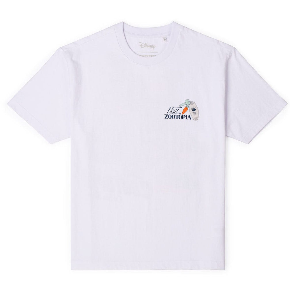 RSVLTS Visit Zootopia Vintage Crewneck Tee in White — detail 4
