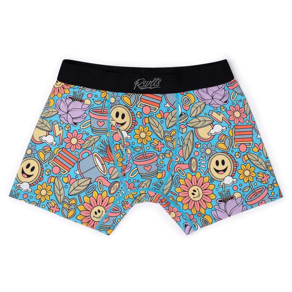 RSVLTS Happy Dazed Single-Pack Boxer Briefs in Blue — detail 2