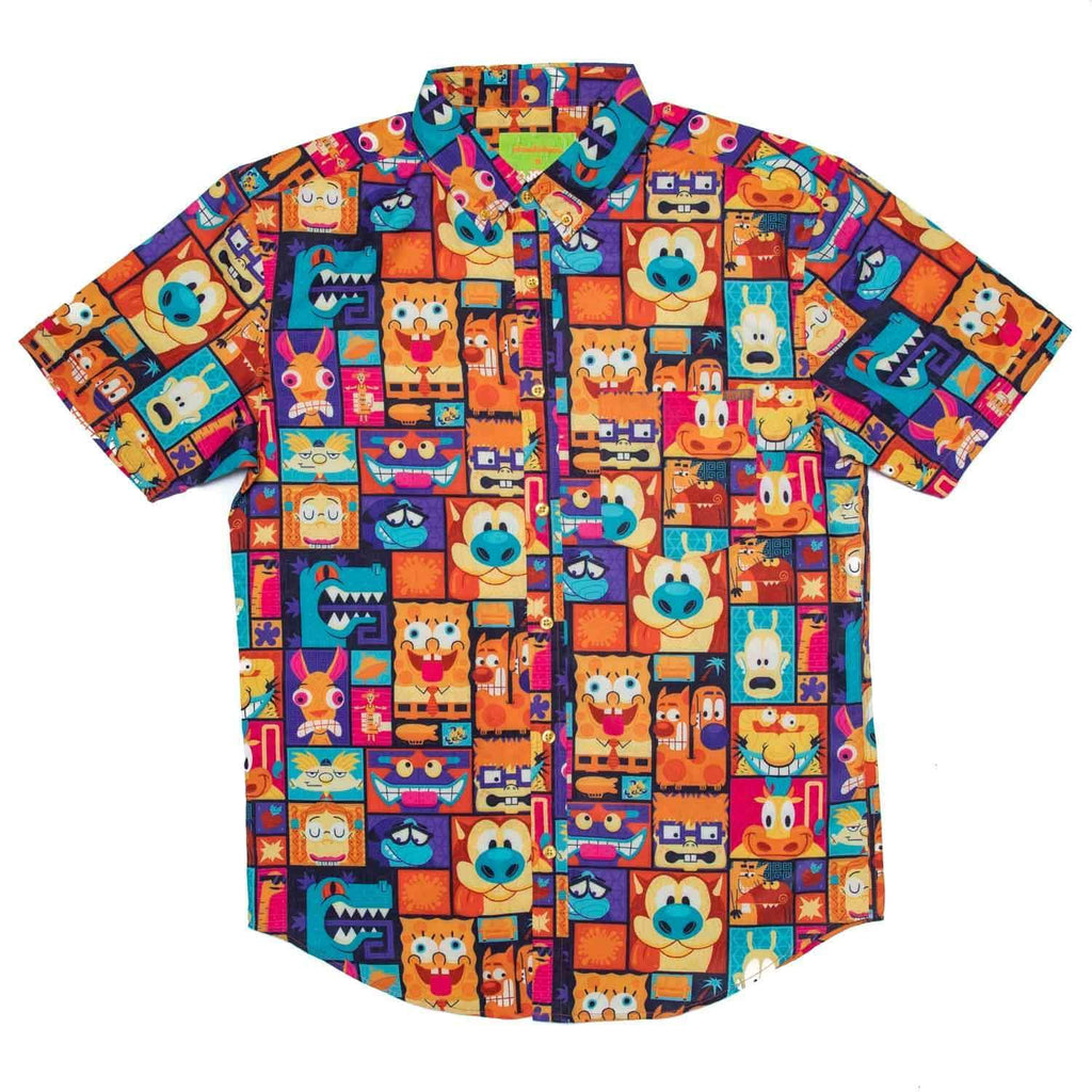 RSVLTS Tiki Toons KUNUFLEX Short Sleeve Shirt in Multicolor — detail 2