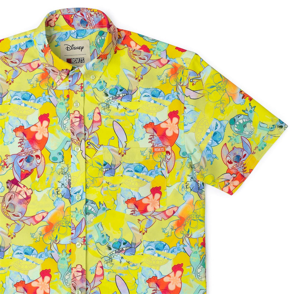 RSVLTS Tropical Troublemaker KUNUFLEX Short Sleeve Shirt in Multicolor — front view
