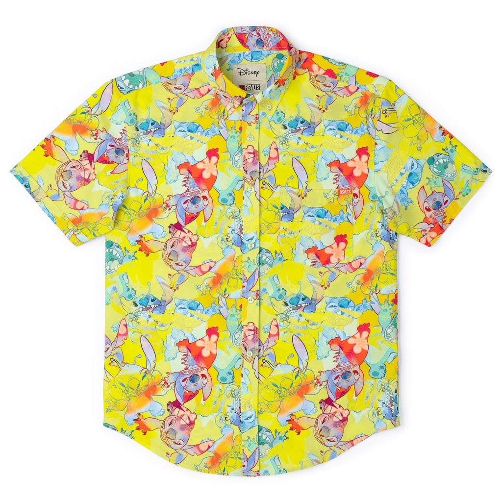 RSVLTS Tropical Troublemaker KUNUFLEX Short Sleeve Shirt in Multicolor — detail 7