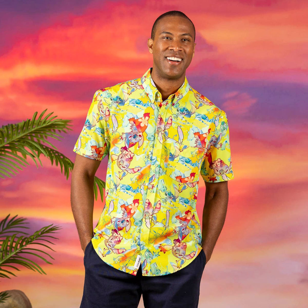 RSVLTS Tropical Troublemaker KUNUFLEX Short Sleeve Shirt in Multicolor — detail 4