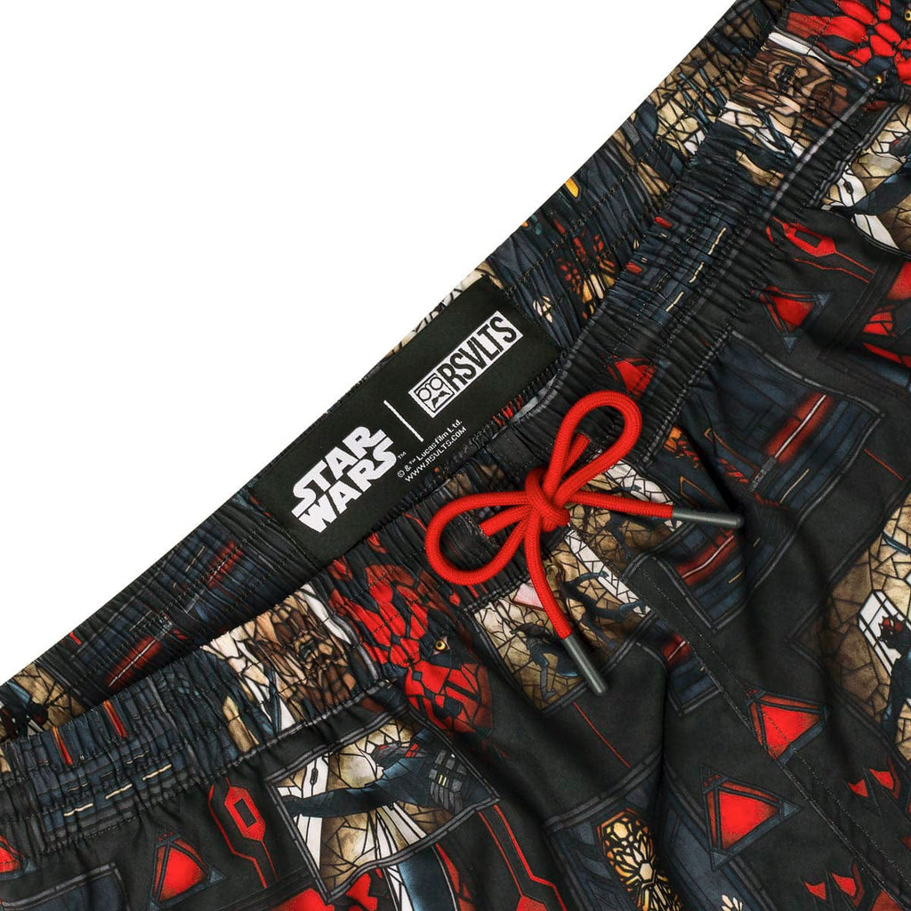 RSVLTS Only the Strongest Shall Rule Hybrid Shorts in Black — detail 7