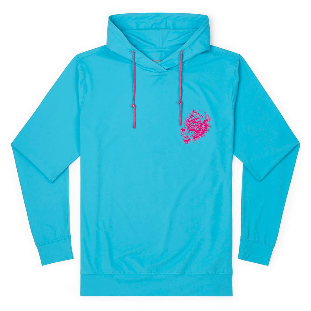 RSVLTS Riot Wolf Performance Hoodie in Blue — detail 6