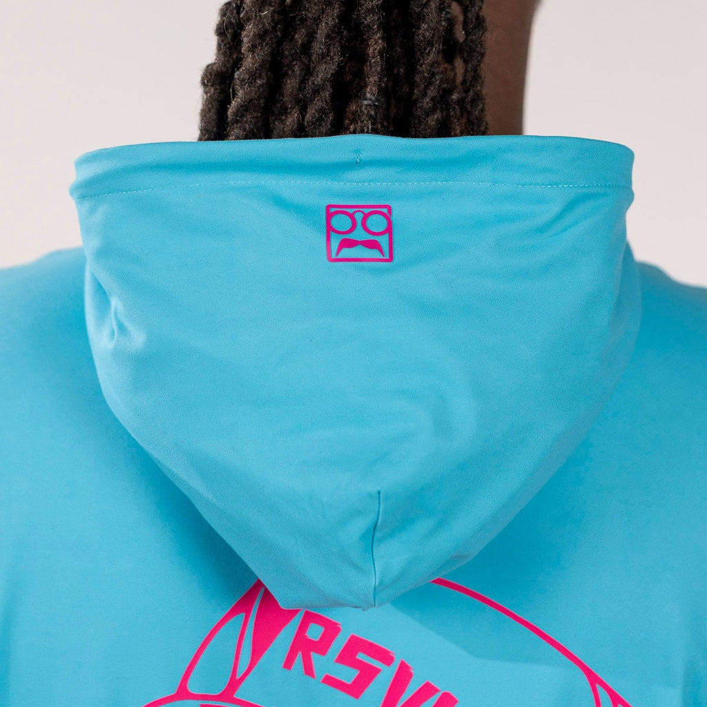 RSVLTS Riot Wolf Performance Hoodie in Blue — detail 7