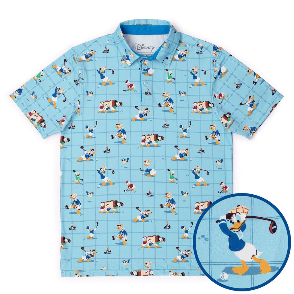 RSVLTS Duffin' Donald All-Day Polo in Blue — front view
