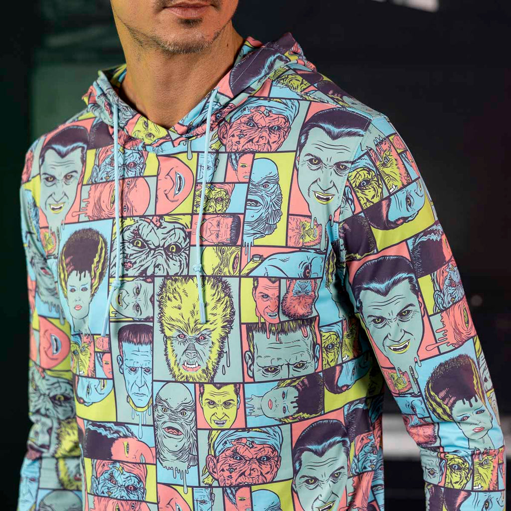 RSVLTS Monster Drip Performance Hoodie in Multicolor — detail 6