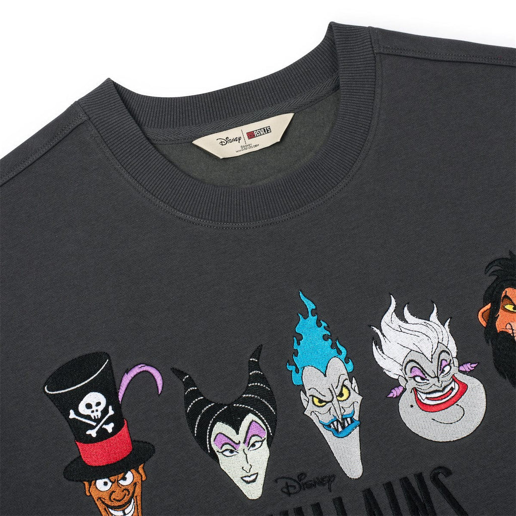 RSVLTS Menacing Mugs Crewneck Sweatshirt in Gray — detail 4