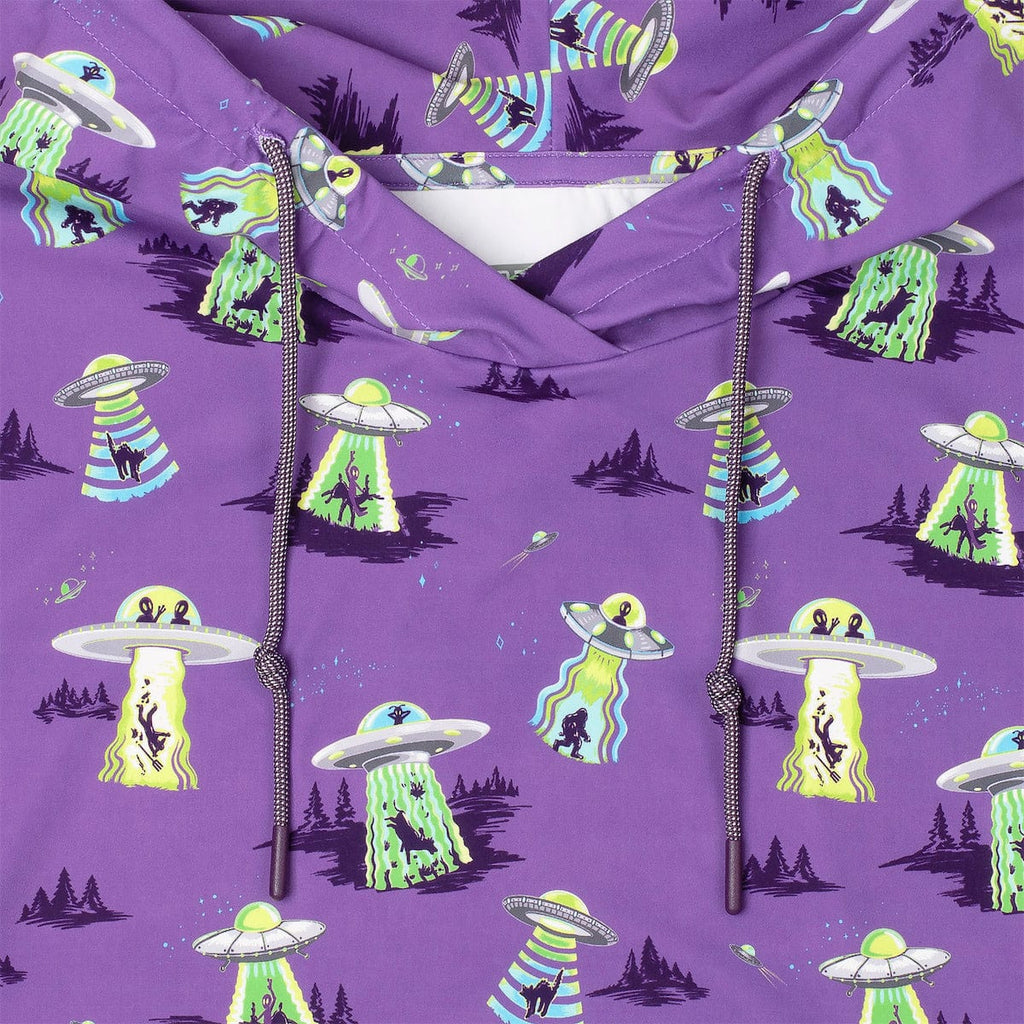 RSVLTS Scream Me Up! Performance Hoodie in Purple — detail 4