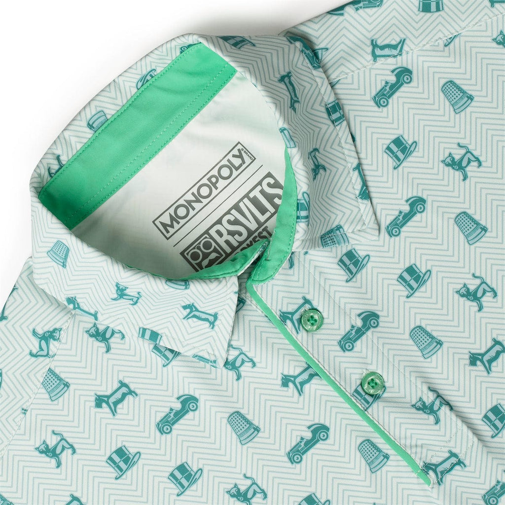 RSVLTS Pass Go All-Day Polo in Green — detail 6