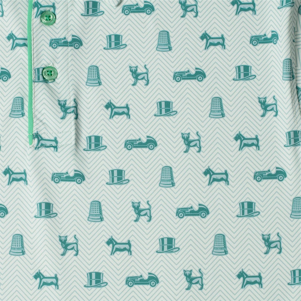 RSVLTS Pass Go All-Day Polo in Green — detail 3