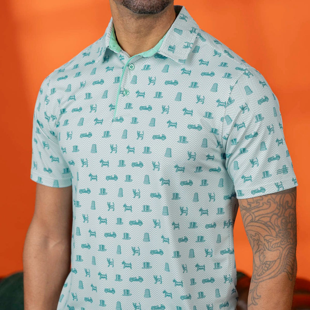 RSVLTS Pass Go All-Day Polo in Green — detail 5
