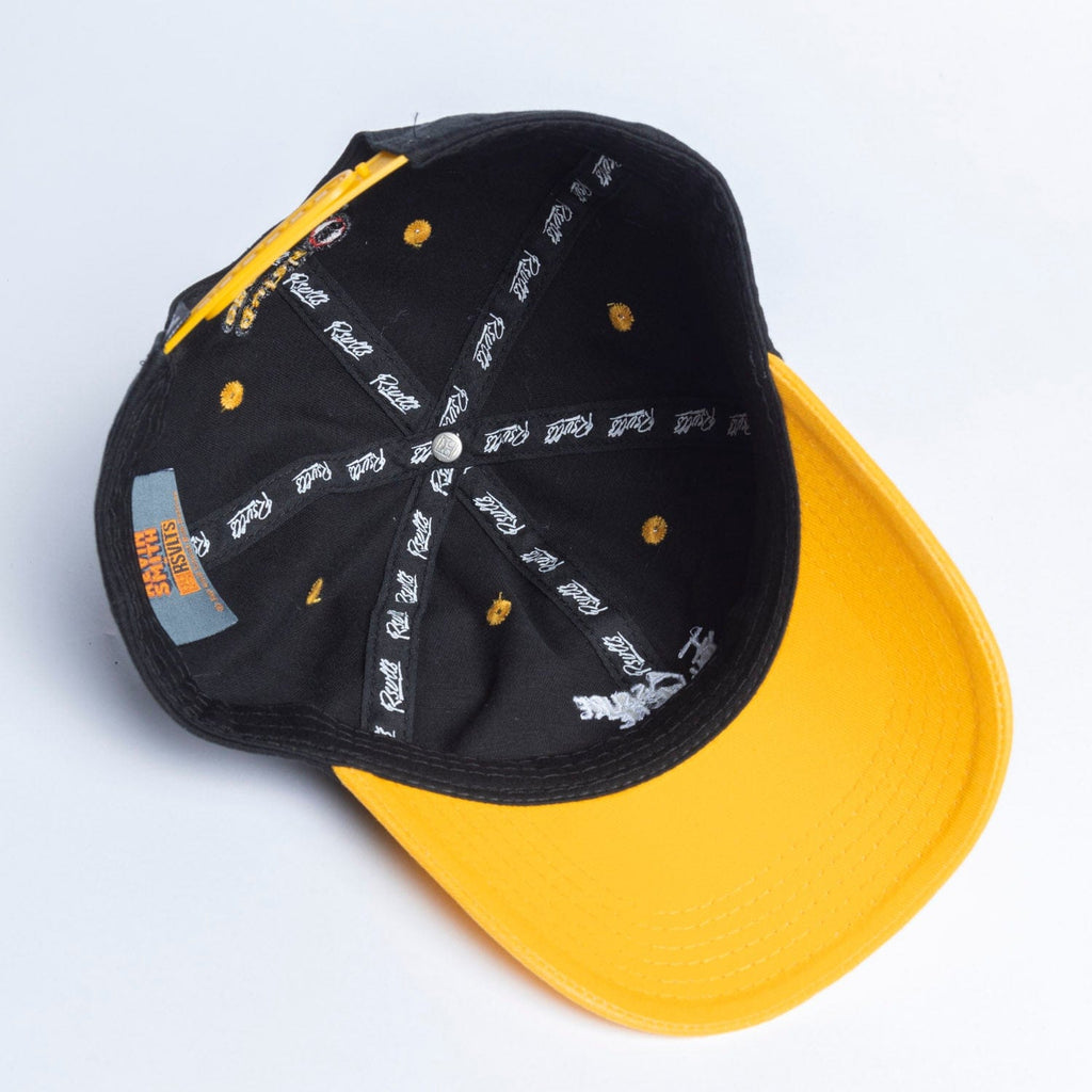 RSVLTS Quick Stop Snapback Hat in Black — detail 6