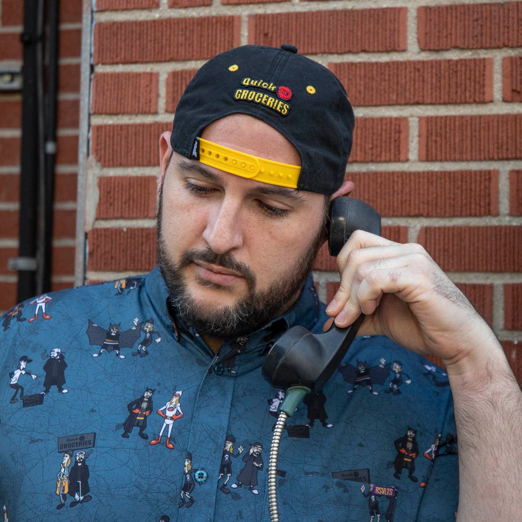RSVLTS Quick Stop Snapback Hat in Black — detail 4