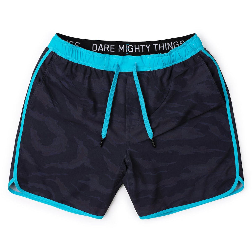 RSVLTS Tiger Camo V2 Lined Training Shorts in Gray — detail 6
