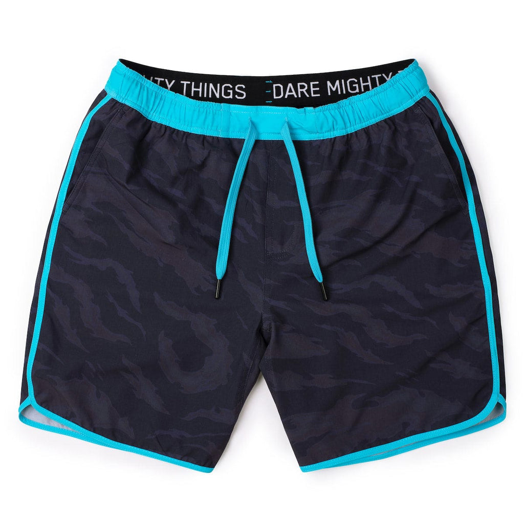RSVLTS Tiger Camo V2 Lined Training Shorts in Gray — detail 11