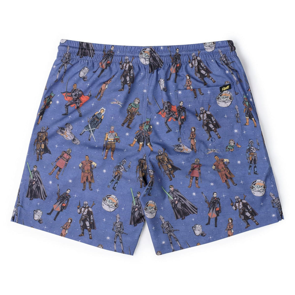 RSVLTS Retro Mando Hybrid Shorts in Blue — detail 7