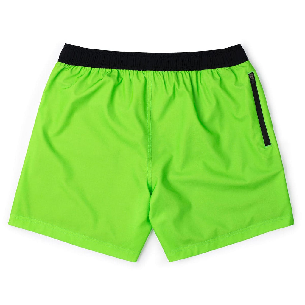 RSVLTS Radioactive V1 Lined Training Shorts in Green — detail 10