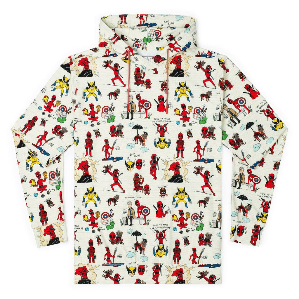 RSVLTS Wade's World Performance Hoodie in Multicolor — front view