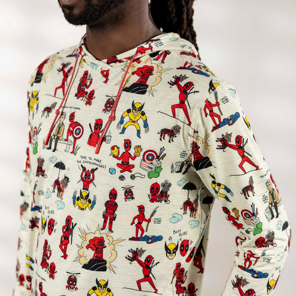 RSVLTS Wade's World Performance Hoodie in Multicolor — detail 5