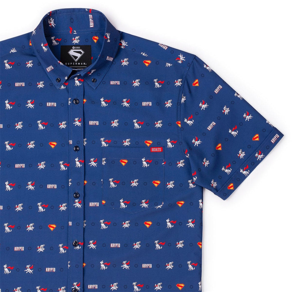 RSVLTS Pup, Pup, and Away! KUNUFLEX Short Sleeve Shirt — front view