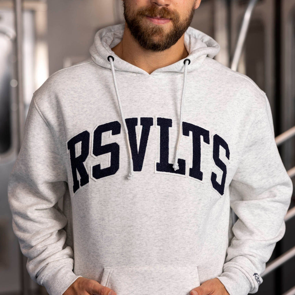 RSVLTS The Classic Classic Hoodie in Gray — front view