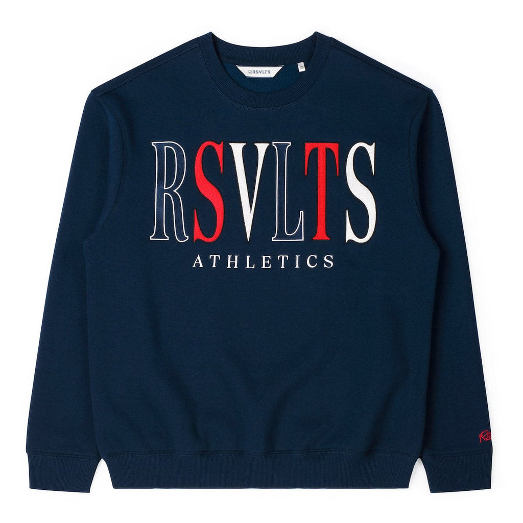 RSVLTS RSVLTS Athletics Crewneck Sweatshirt in Blue — detail 2