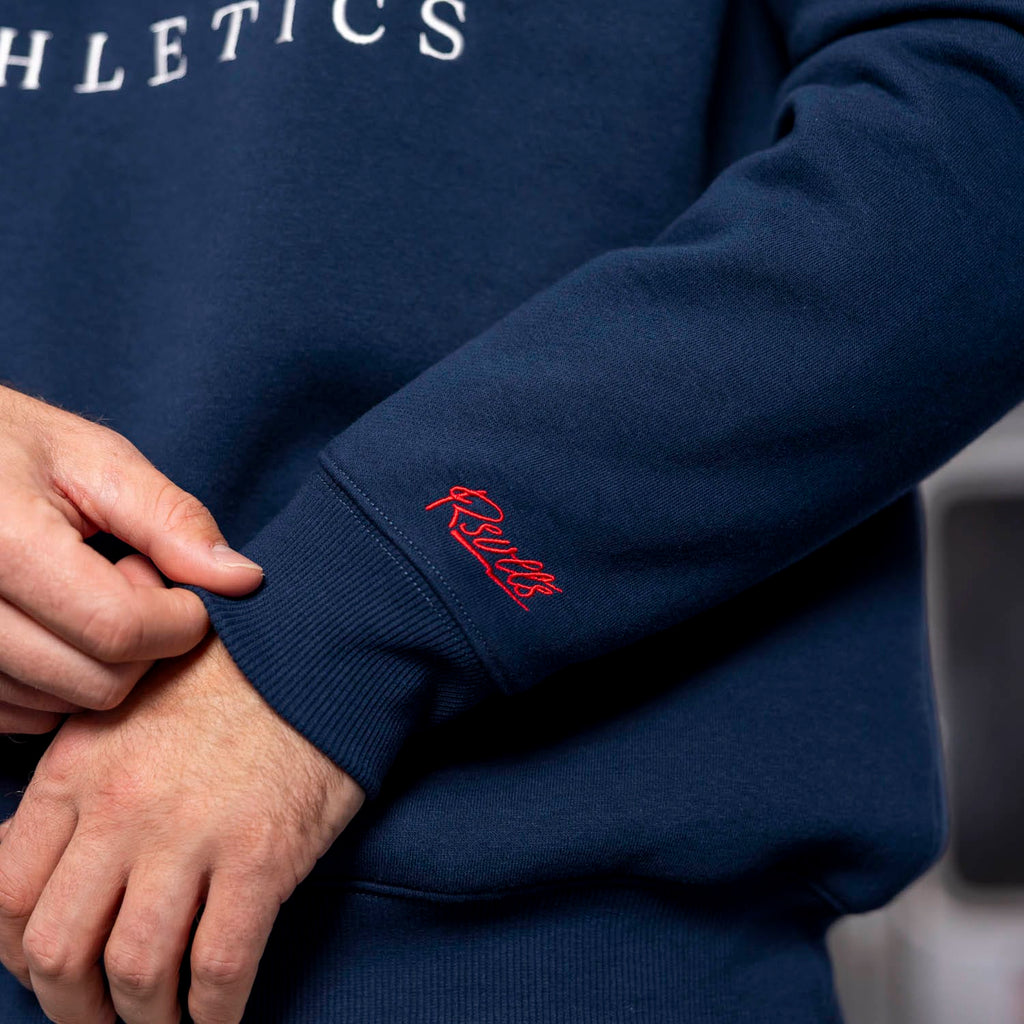 RSVLTS RSVLTS Athletics Crewneck Sweatshirt in Blue — detail 7