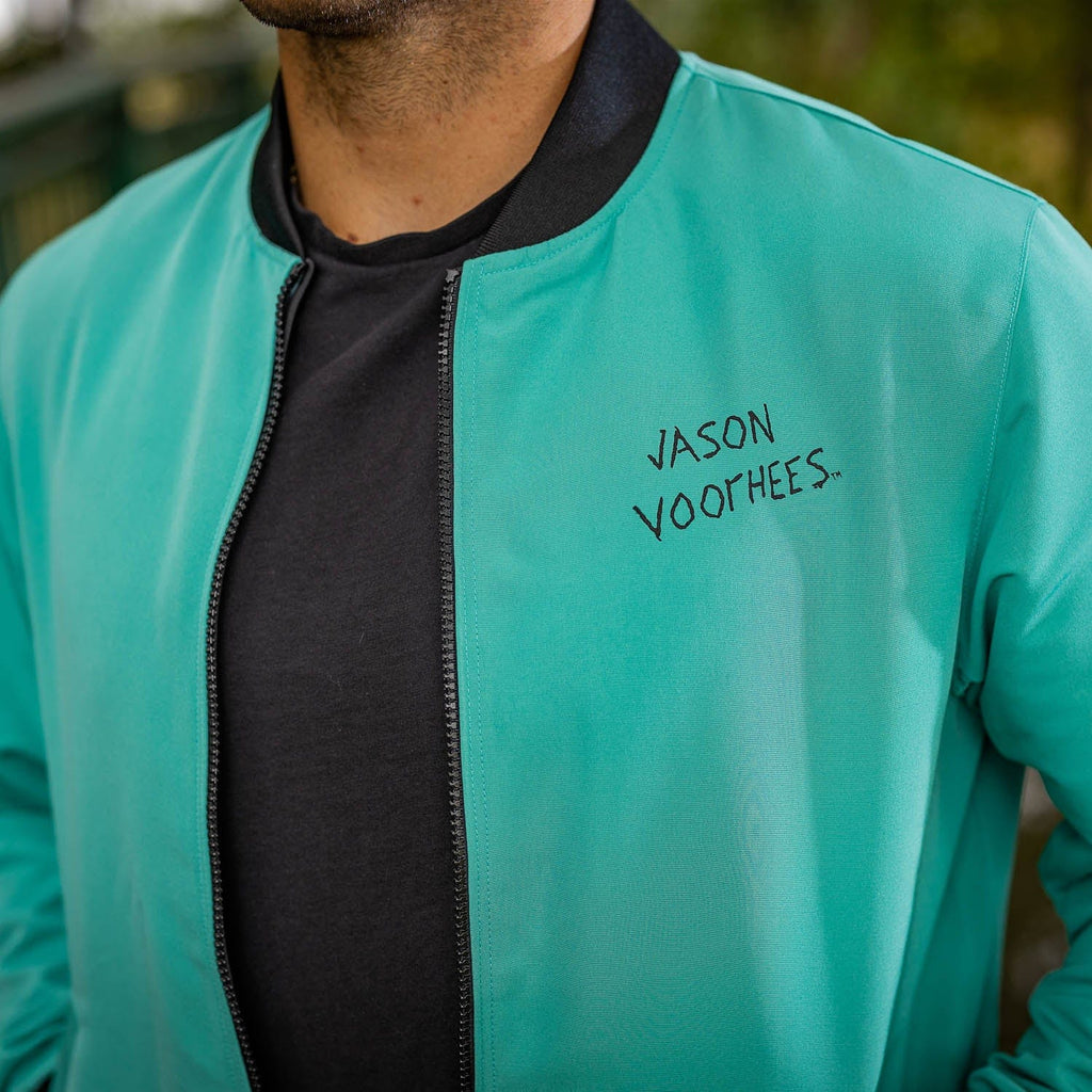 RSVLTS Friday at Crystal Lake Reversible Bomber Jacket in Black — detail 10